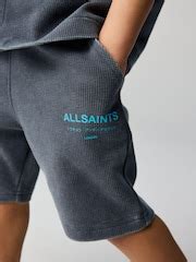 Buy smALLSAINTS Washed Black Underground Waffle Shirt and Short Younger ...