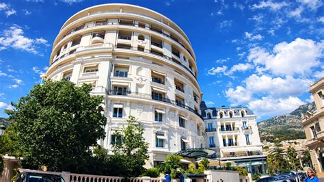 Luxury architecture and mountain views in central Monaco (4K)