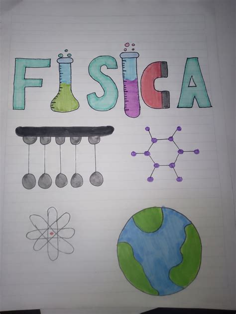 portada física | Portadas para fisica, Portadas de cuadernos, Portadas
