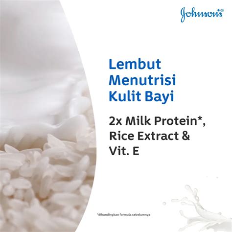 Johnson's Milk + Rice Hair & Body Baby Bath 1 Liter FREE Mainan Paus ...