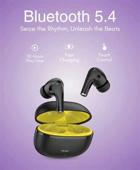 TecSox Ranger 221 Wireless Earbud With Deep Bass & Comfortable Fit ...