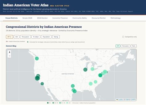 Indians in US: New Voter Atlas launched to track Indian-origin voters ...