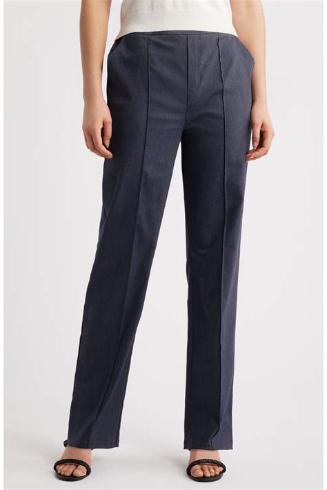 Hue Pintuck Wide Leg Pull-On Pants (Women) | Nordstrom