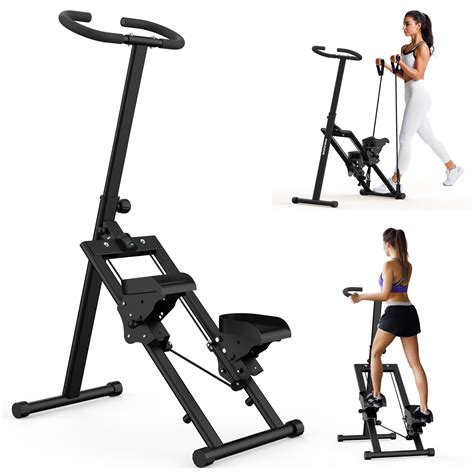 Adjustable Handlebar Stepper Folding Stair Stepper Climber – Vertical ...