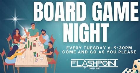 Weekly Board Game Night at Flashpoint Comics and Games