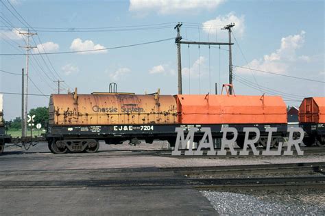 RR Print-ELGIN JOLIET & EASTERN EJ&E 7204 at Norwood Oh 6/17/1989 | eBay