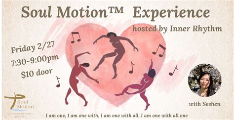 Soul Motion™ with Seshen, The Joslyn Recreation Center 950 Main St ...