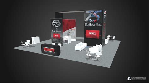 Elliott 40x40 - copy - 3D model by EP (@ExhibitP) [2ba6e15] - Sketchfab