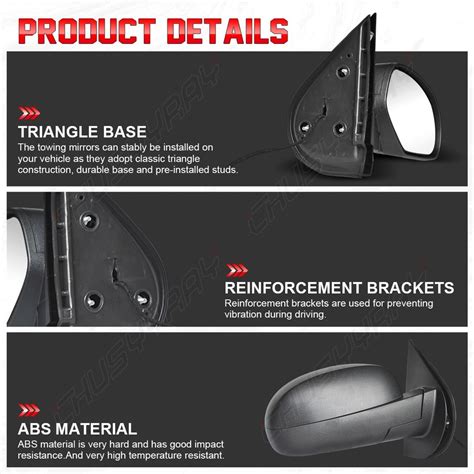 Right Mirror Outside Rear View Fit For 2007-2014 GMC Sierra 2500 HD | eBay