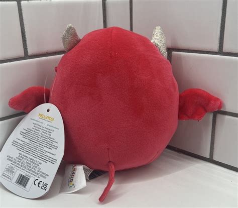 Squishmallows KARLIE the Red Devil Bat Halloween Plush 4" NEW Squishmallow