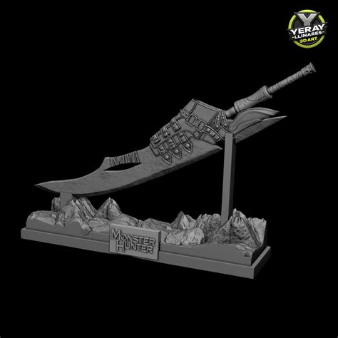 🗡️ Great Sword de Monster Hunter – Modelo Épico para exhibir・Fichier ...