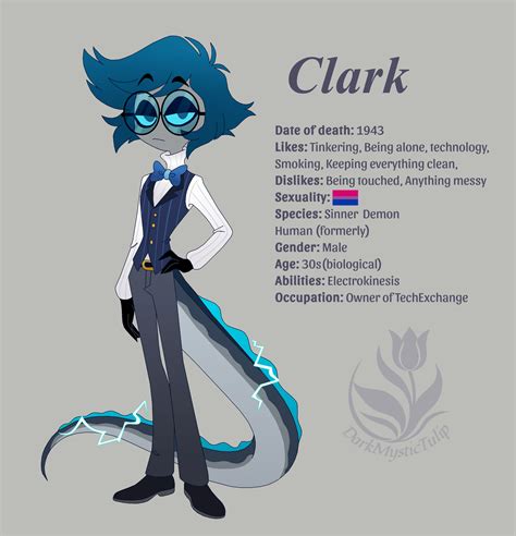 Hazbin Hotel OC - Clark by DarkMysticTulip on DeviantArt