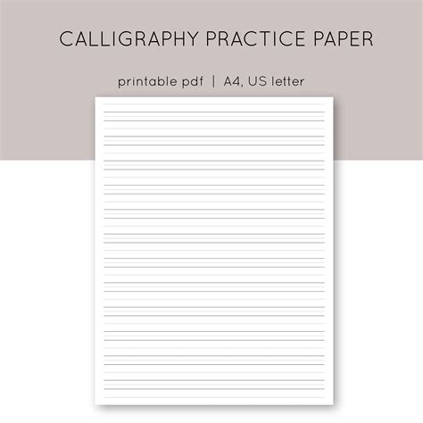 Calligraphy & Hand Lettering Practice Notebook: A Modern Calligraphy Slanted Angle Lined Paper ...