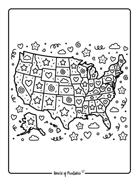 Free Printable 4th Of July Coloring Pages - World of Printables