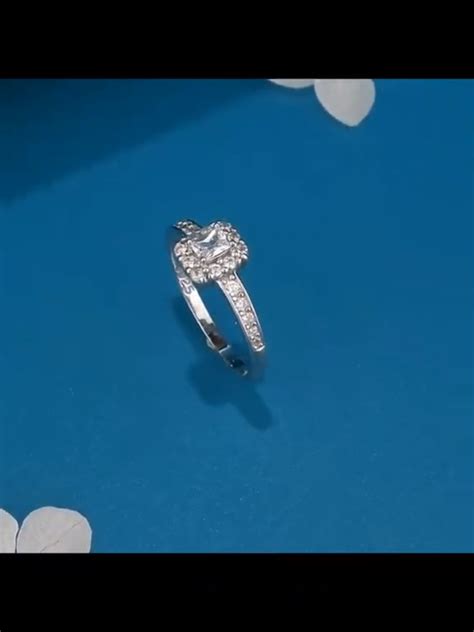 Elegant 925 Sterling Silver Engagement Rings for Proposals | TikTok