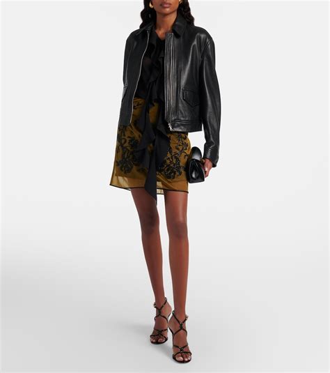 Jungle Mamba leather sandals in black - Gianvito Rossi | Mytheresa