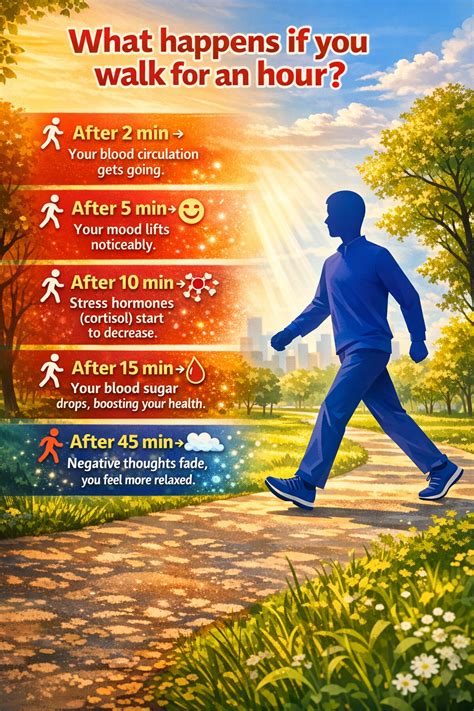 🚶 Benefits of a One-Hour Walk 🌿 - Natural Garden Tips