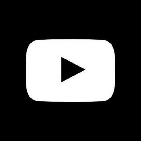 youtube ☆ black | Иконки, Бесплатные иконки, Иконки социальных сетей