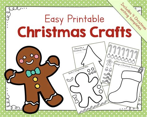 Free Printable Christmas Crafts - MARY PRINTABLE