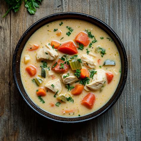 One Pot Creamy Chicken and Vegetable Soup — Cozy, 45-Minute Weeknight Hero