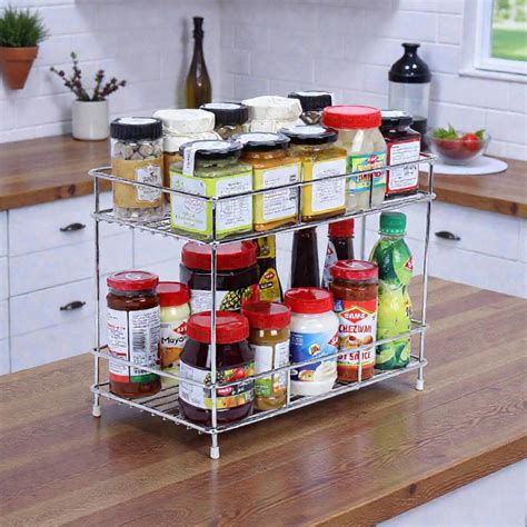 FineArts Utensil Kitchen Rack Steel New Spice Rack_O Price in India ...
