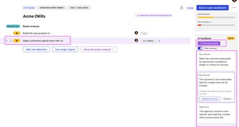 User Experience UX Designer OKR example and template