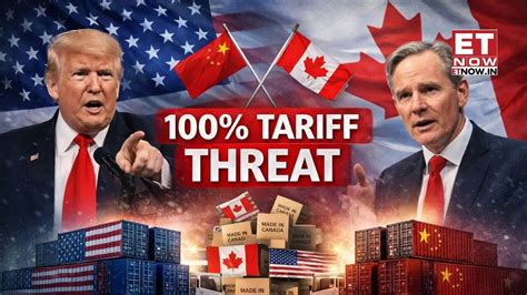 Trump tariff threat: US president warns of 100% levy on Canadian goods ...