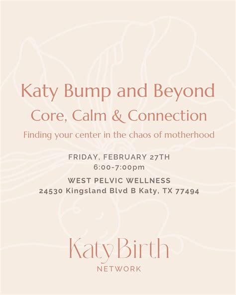 Katy Bump & Beyond— Core, Calm and Connection with Ashley Lashaway ...