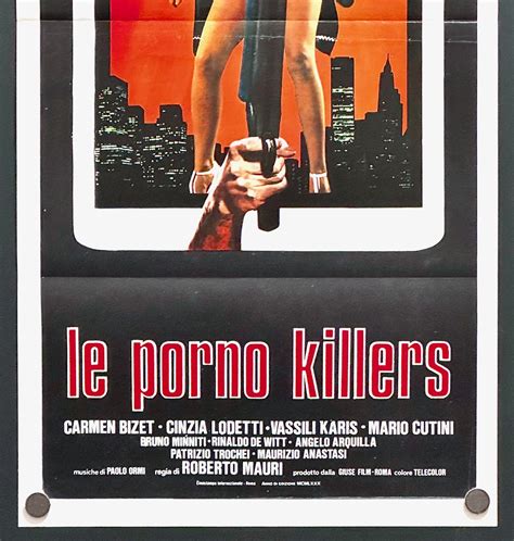 The Porno Killers (1980) Original Italian Locandina Movie Poster