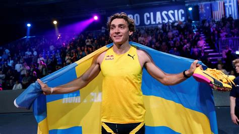Duplantis breaks pole vault world record for 15th time at Uppsala World ...