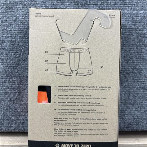 Nike Essential Micro Trunks Boxer Briefs Mens Medium Multicolor 3 Pack ...