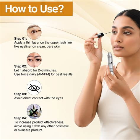 Eye Lash Growth Serum for Longer Lashes | Nourish Mantra