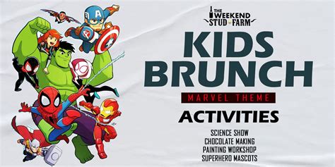 Sunday Kids Brunch - Marvel Theme | food-and-drinks Tickets Delhi-NCR ...