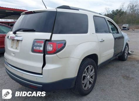 2015 GMC Acadia, Slt-1 | 1GKKRRKD2FJ227829 | Bid History | BidCars