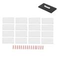 DIY Blank Name Tags, 16 Pack, Rounded Corners, Pin,On, Perfect For ...