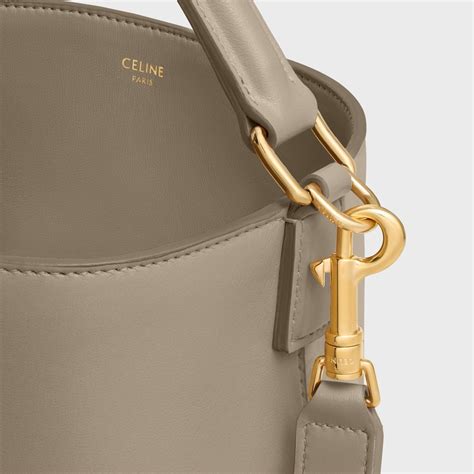 MEDIUM BUCKET LOUISE IN SMOOTH CALFSKIN - | CELINE