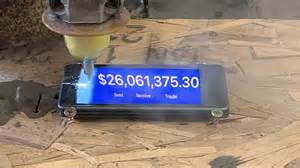 I cut a bitcoin wallet in half! 💦