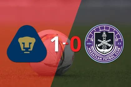 Pumas UNAM venció a Mazatlán 1 a 0 en el estadio Olímpico Universitario ...