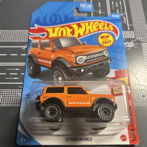 Hot Wheels '21 FORD BRONCO ORANGE #100/250 2021