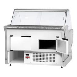 Vitrina de refrigeración - 1725mm - vitrina expositora - iluminación ...