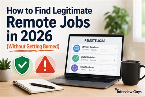How to Find Legitimate Remote Jobs in 2026 (Without Getting Burned) - The Interview Guys