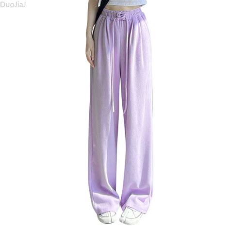 DuoJiaJ Women's American Solid Color Fashion Personality Lazy Straight ...