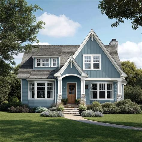 My Top 5 Valspar Blue Exterior Paint Colors - Renee Renovates