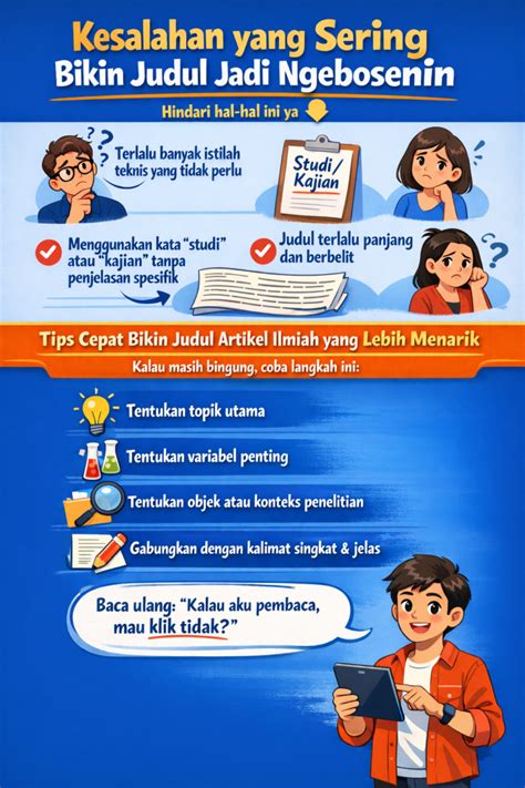 Nulis Artikel Ilmiah? Ini Cara Bikin Judul yang Tidak Bikin Ngantuk ...