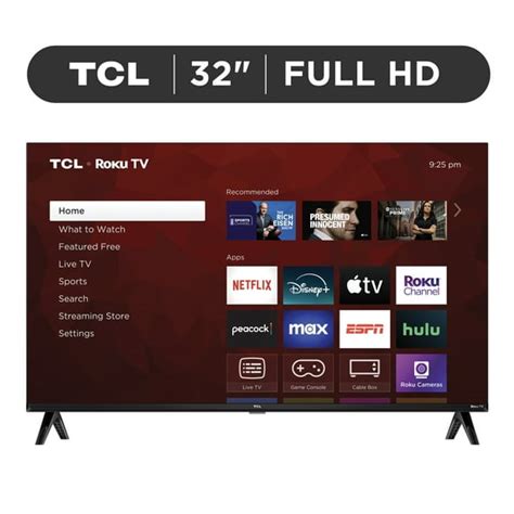 TCL 32” Class S3 (32S357) Full HD 1080p LED Smart TV with Roku TV ...