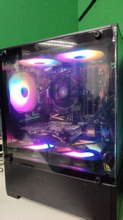 Compact Micro-ATX RGB Gaming PC Computer - I7 CPU, 16GB RAM, RX 480 8GB ...