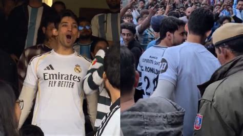 Viral Video Shows Cristiano Ronaldo Fans Escorted Out Of Arun Jaitley ...
