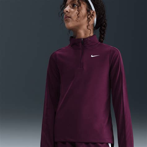 Girls Red Front Zip. Nike CA