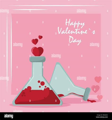 Happy valentines day flask Stock Vector Images - Alamy