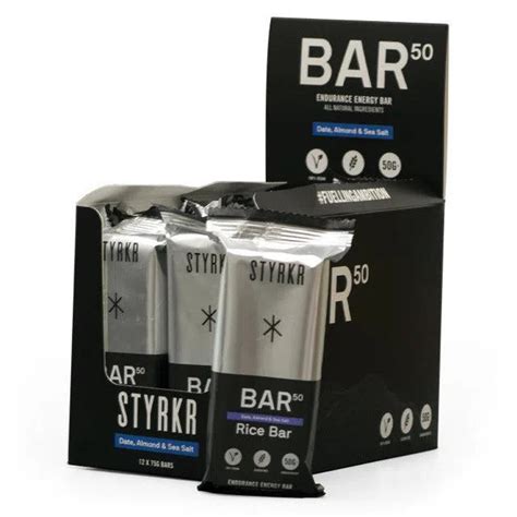 STYRKR Bar50 Energieriegel Box (12x68gr) – AthleteSportsWorld